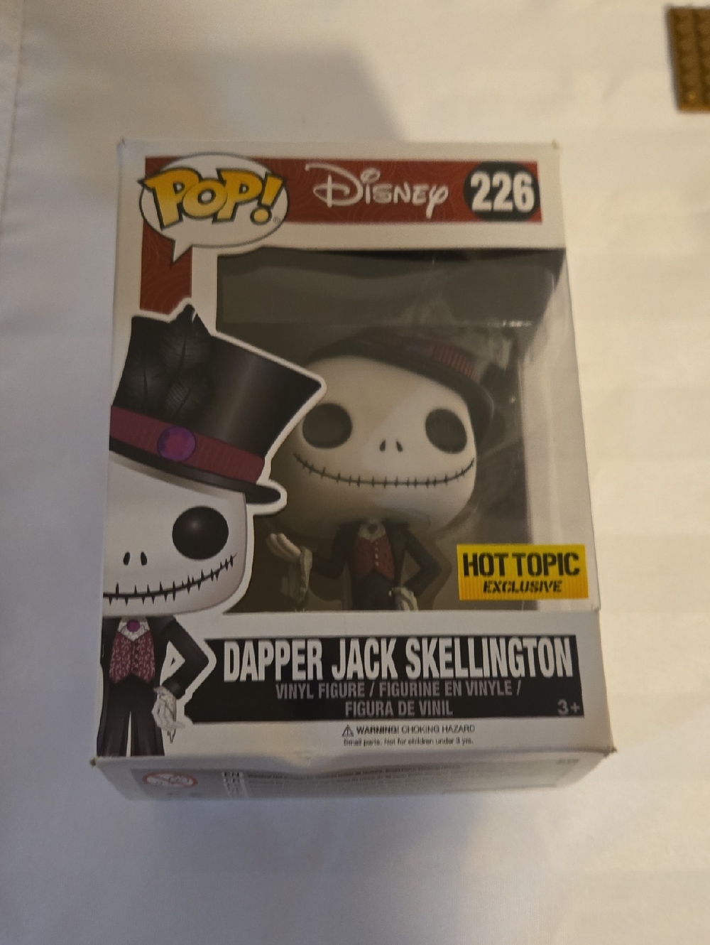 Funko Dapper Jack Skellington Vinyl Figure - White, Black, Purple
